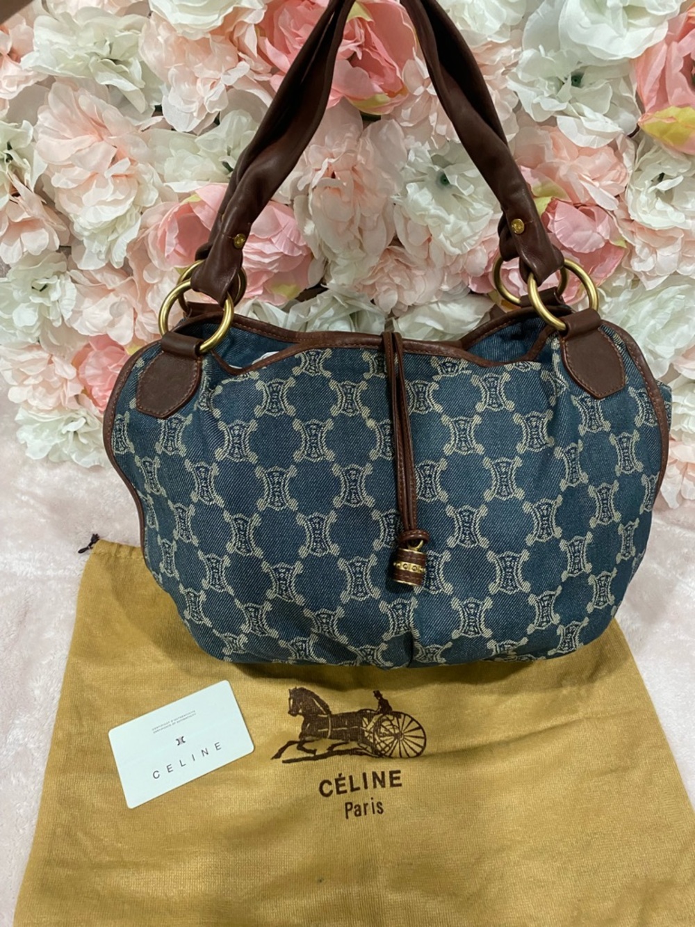 Celine Macadam Denim Bittersweet Bag - Picture 1 of 11